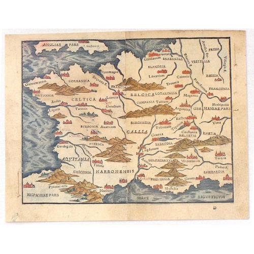 Old map image download for Gallia.
