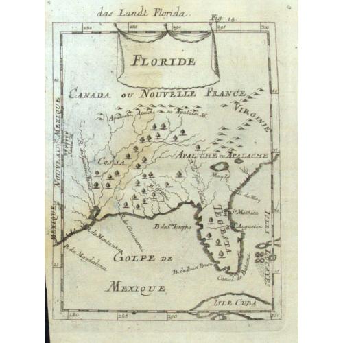 Old map image download for Floride.