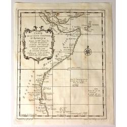 Carte de la Coste Orientale D'Afrique Depuis le XIIIe Degree de Latitude Meridionale