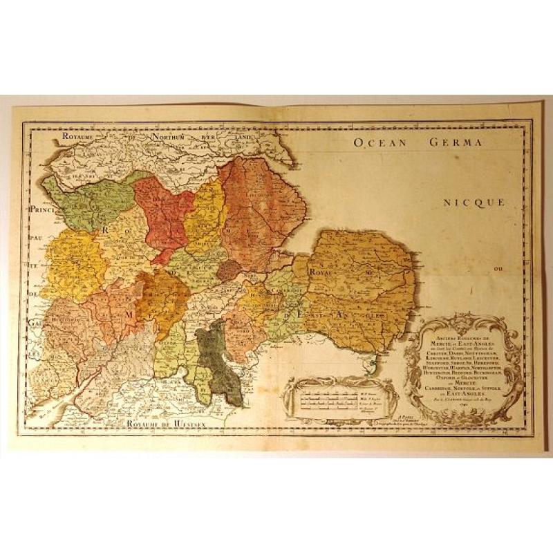 Anciens Royaumes de Mercie et East Angles. . .