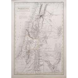 Palestine according to its ancient divisions.