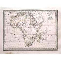 Carte Generale de l'Afrique ou sont tracees les decouvertes recentes faites dans l'interieur de ce continent.