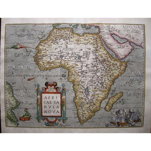 Old map image download for Africae Tabula Nova.