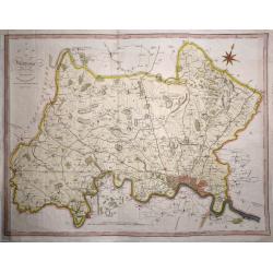 A MAP OF MIDDLESEX FROM THE BEST AUTHORITIES 1805