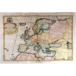 A New Map of Europe, According to the Present General Divisions, and Names of its Countries together with their Capital Cities Chief Rivers Mountains &c..