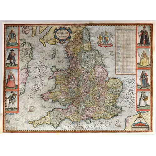 Old map image download for The Kingdome of England