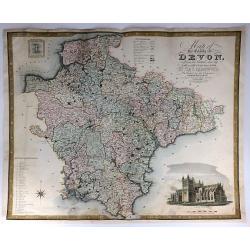 Map of the County of Devon, from an Actual Survey, Made in the Years 1825 & 1826