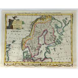A New And Correct Map Of Norway, Sweden And Denmark. From The Latest Geographical Improvements