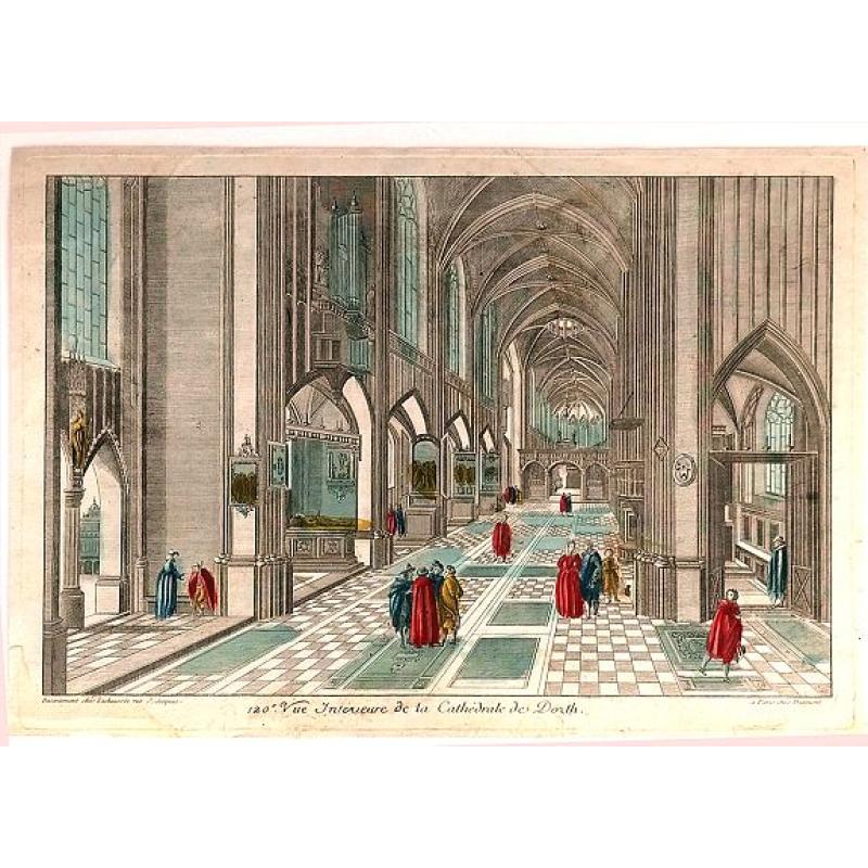 Vue Interieure de la Cathedrale de Dorth. (Dordrecht)