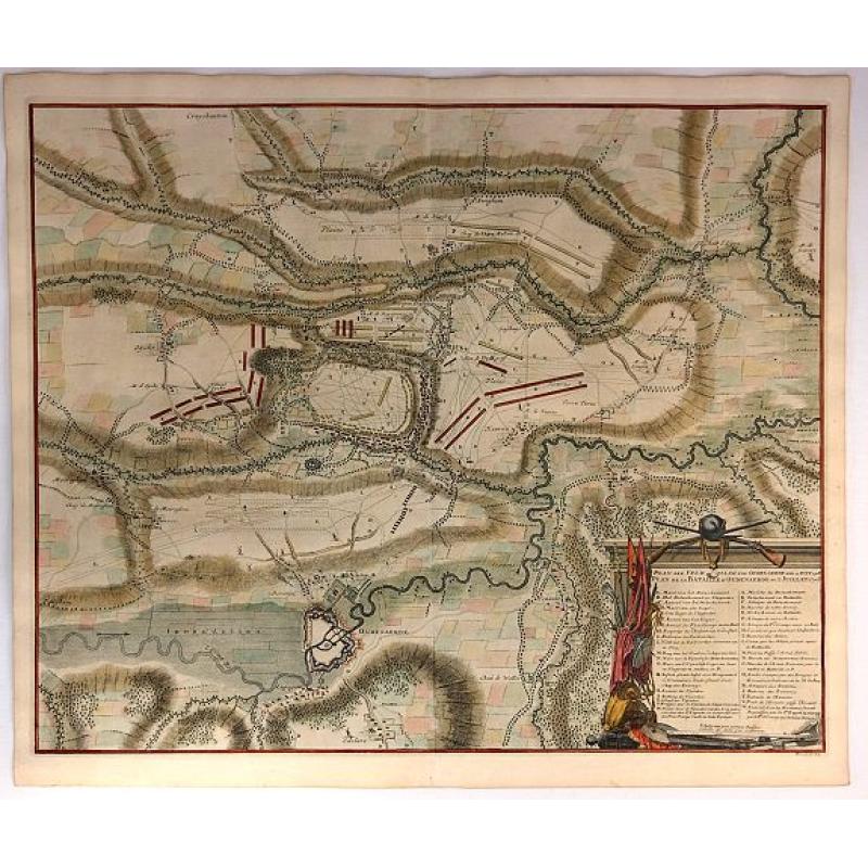 Plan de la Bataille D'Oudenaerde.