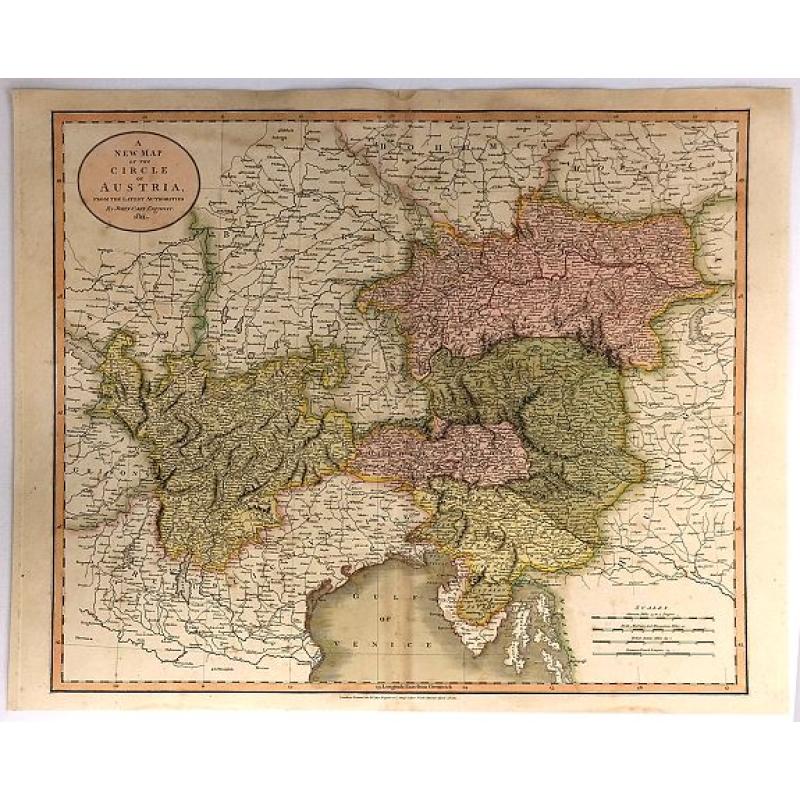 A New Map of the Circle of Austria, From the Latest Authorities . . .