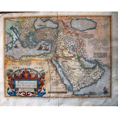 Old map image download for Turcici Imperii Descriptio.