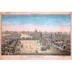 Vue generale de la ville de Londres