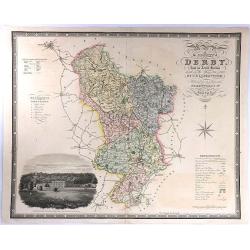 Map of the County of Derby, from an Actual Survey made in the Years 1824 & 1825. By C. & I. Greenwood.