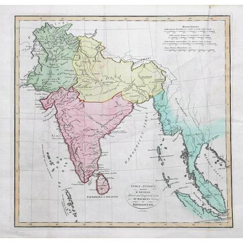 Old map image download for India Antiqua, auctore D'Anville...