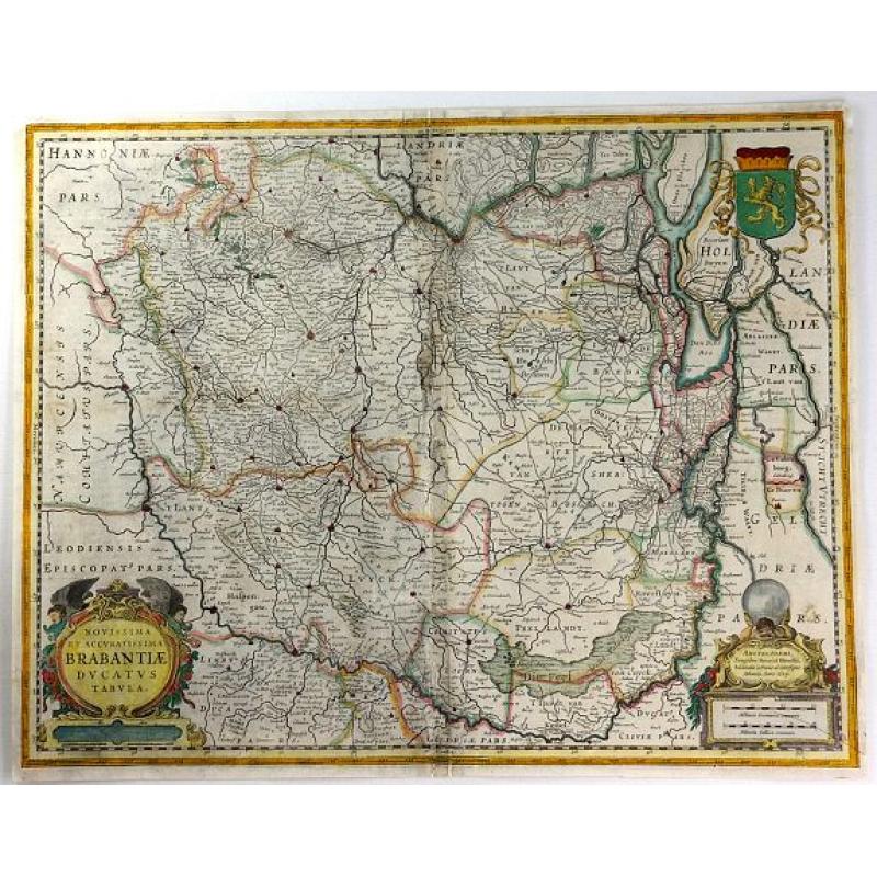 Novissima et Accuratissima Brabantiae Ducatus Tabula.