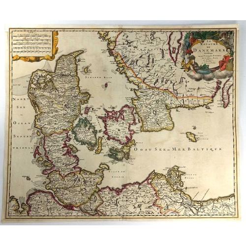 Old map image download for Le Royaume de Danemark Subdivisé en ses Principales Provinces...