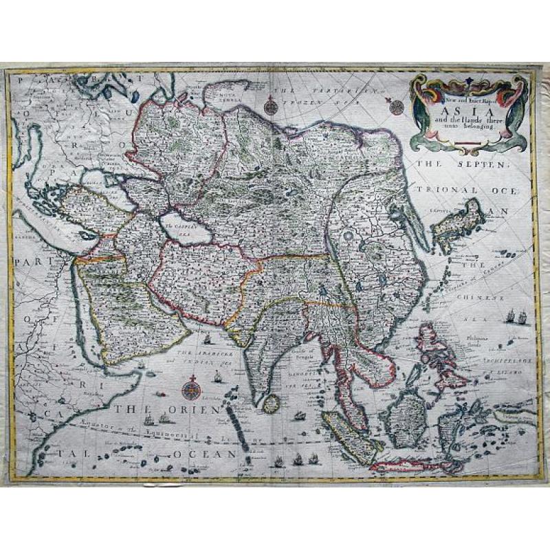 A New and Exact Map of Asia and the Islands there unto belonging.