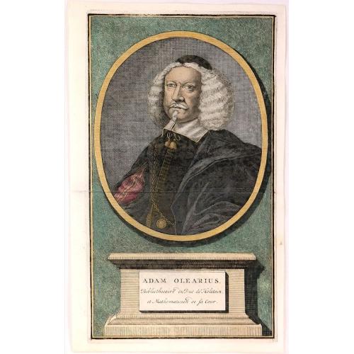 Adam Olearius , Bibliothecaire du Duc de Holstein.