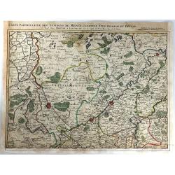 Carte Particuliere des Environs de Menin, Courtray, Ypre, Dixmude et Deynse