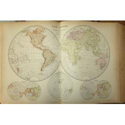 The Comprehensive Atlas & Geography of the World 1882 Blackie & Son 