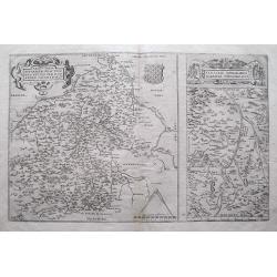 Regionis Biturigum Exactiss: Descriptio per D. Ioannem Calamaeum / Limaniae Topographia Gabriele Symeoneo Auct.