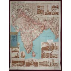 Tourist map of India, Indian State Railways.