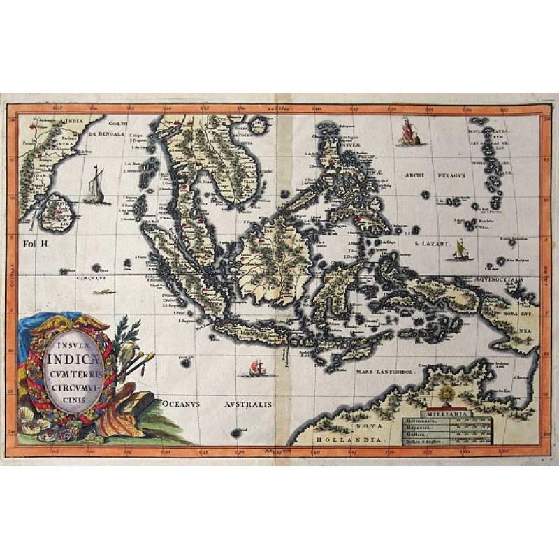 Insulae Indicae Cum Terris Circumvicinis.