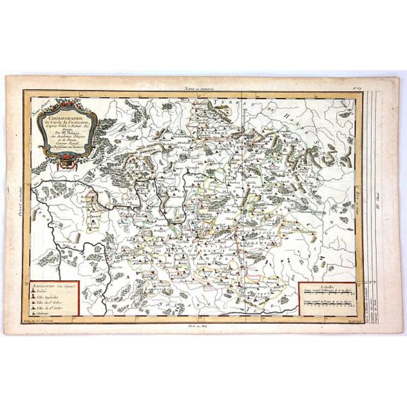 Chorographie du Cercle de Franconie D'Apres Valck et Hubner.....