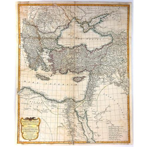 Old map image download for Orbis Romani Pars Orientalis Auspiciis Serenissimi Principis....