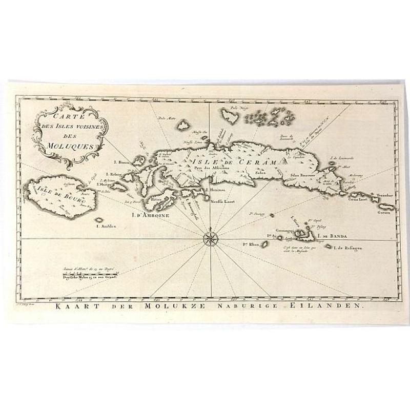 Carte des isles voisines des Moluques