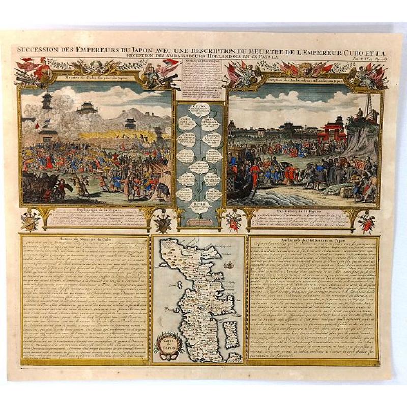 Succession des Empereurs du Japon avec une Description du Meutre de L'Empereur Cubo...