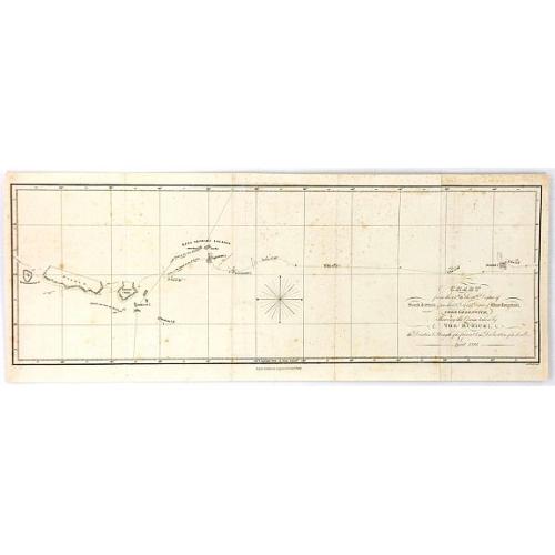 Chart ... Shewing the Course Taken by The Rurick in April, 1816