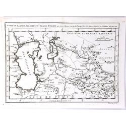 Carte de Karazm, Turkestan et Grand Bukarie