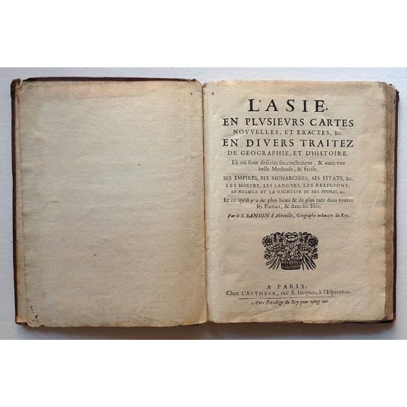 L'Asie en plusievers cartes nouvelles, et exactes, &c