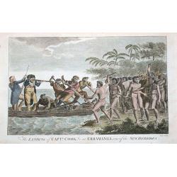 The landing of Captn. Cook, &c at Erramanga, one of the New Hebrides.