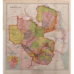 Map of Rhodesia.