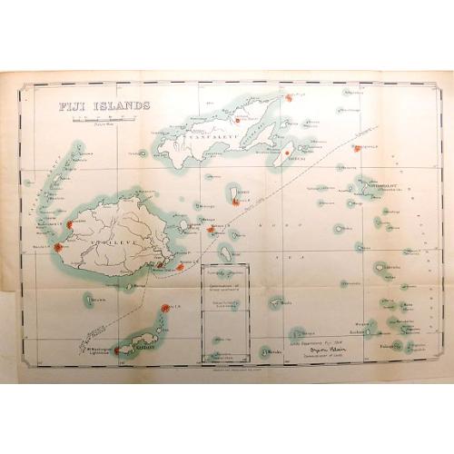 Old map image download for Fiji Islands