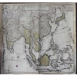 Carte des Indes et de la Chine Dressée. . .