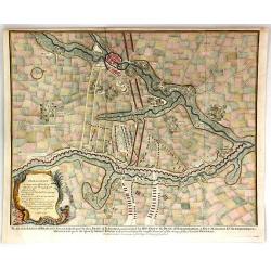 Plan of the Lines of Brabant Forced July 18, 1704 by the Army of the Allies