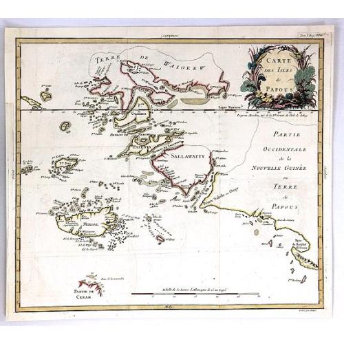 Old map image download for Carte des Isles de Papous