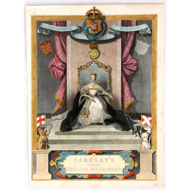 Queen Victoria - Barclay's Dictionary Frontispiece