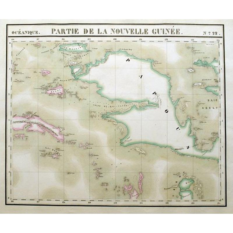 [Lot of 3 maps] Partie de la Nouvelle Guinée No 22+23+31
