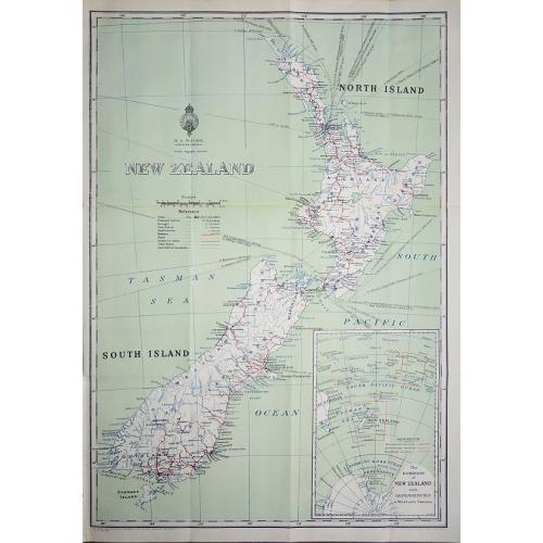 Old map image download for New Zealand 