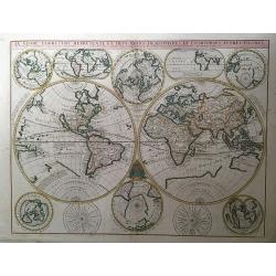 Le Globe Terrestre Represente en Deux Plans-Hemispheres, et en Diverses autres Figures..
