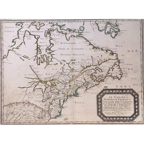 Old map image download for Le Canada ou Nouvelle France &c.