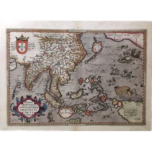 Indiae Orientalis, Insularumque Adiacientium Typus. - Old map by ...