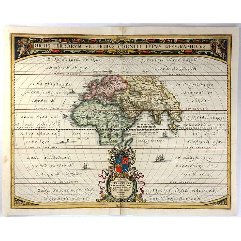 Orbis Terrarum Veteribus Cogniti Typus Geographicus.
