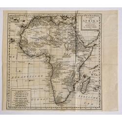 Kaart van Afrika door den Heer D'Anville, Te Amsterdam/ By Isaak Tirion, 1763.