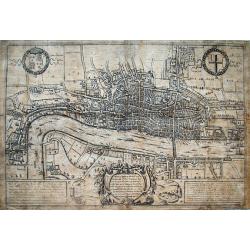 A Plan of London, Westmr. and Southwark wth ye Rivr Thames...
